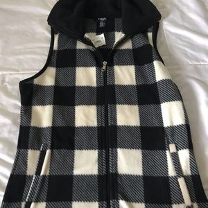 Buffalo check vest